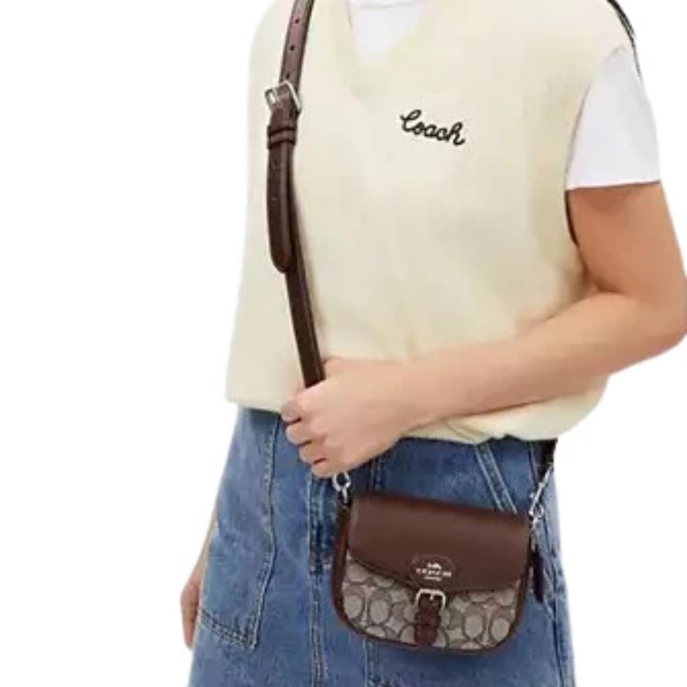 Coach Brown Crossbody Bag - Picture 5 of 8